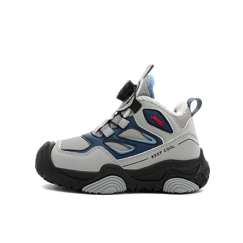 Jeep Детские высокие кроссовки Lifestyle из синтетической кожи Anti Kick Waterproof Thermal — фото 3