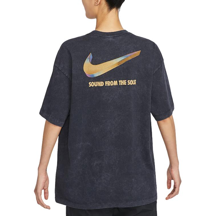 Футболка Nike Sportswear Oversized Short-Sleeve HF9692-010, черный — фото 2