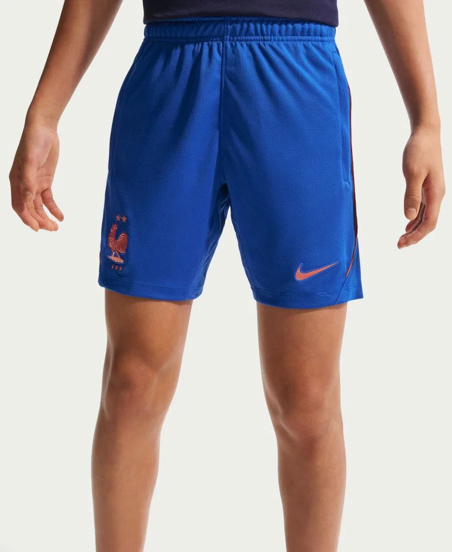 Вязаные шорты Dri-FIT для мальчиков и девочек, посвященные французскому футболу Nike