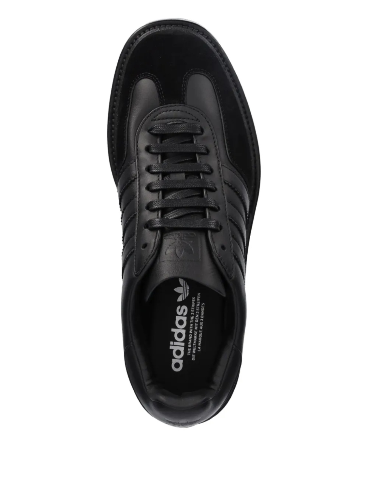 Кроссовки на платформе с тремя полосками Adidas Gazelle, черный — фото 3