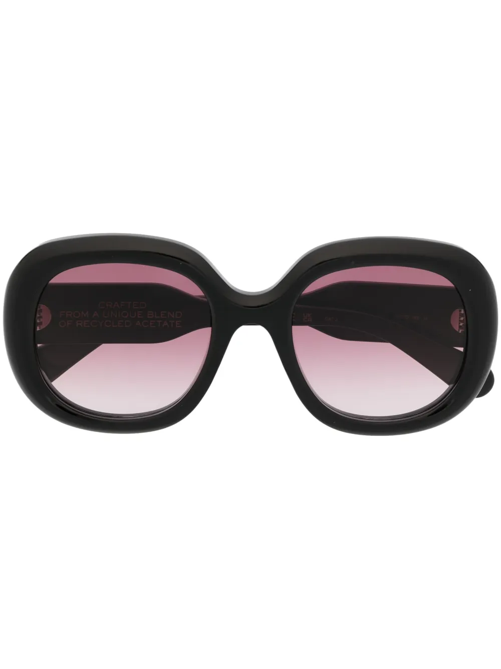 

Солнцезащитные очки в квадратной оправе Chloé Eyewear, черный