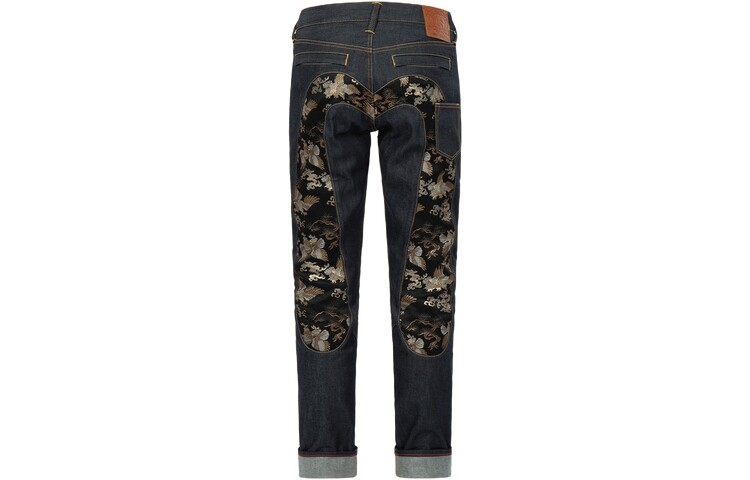 

Джинсы мужские деним синие Evisu, синий
