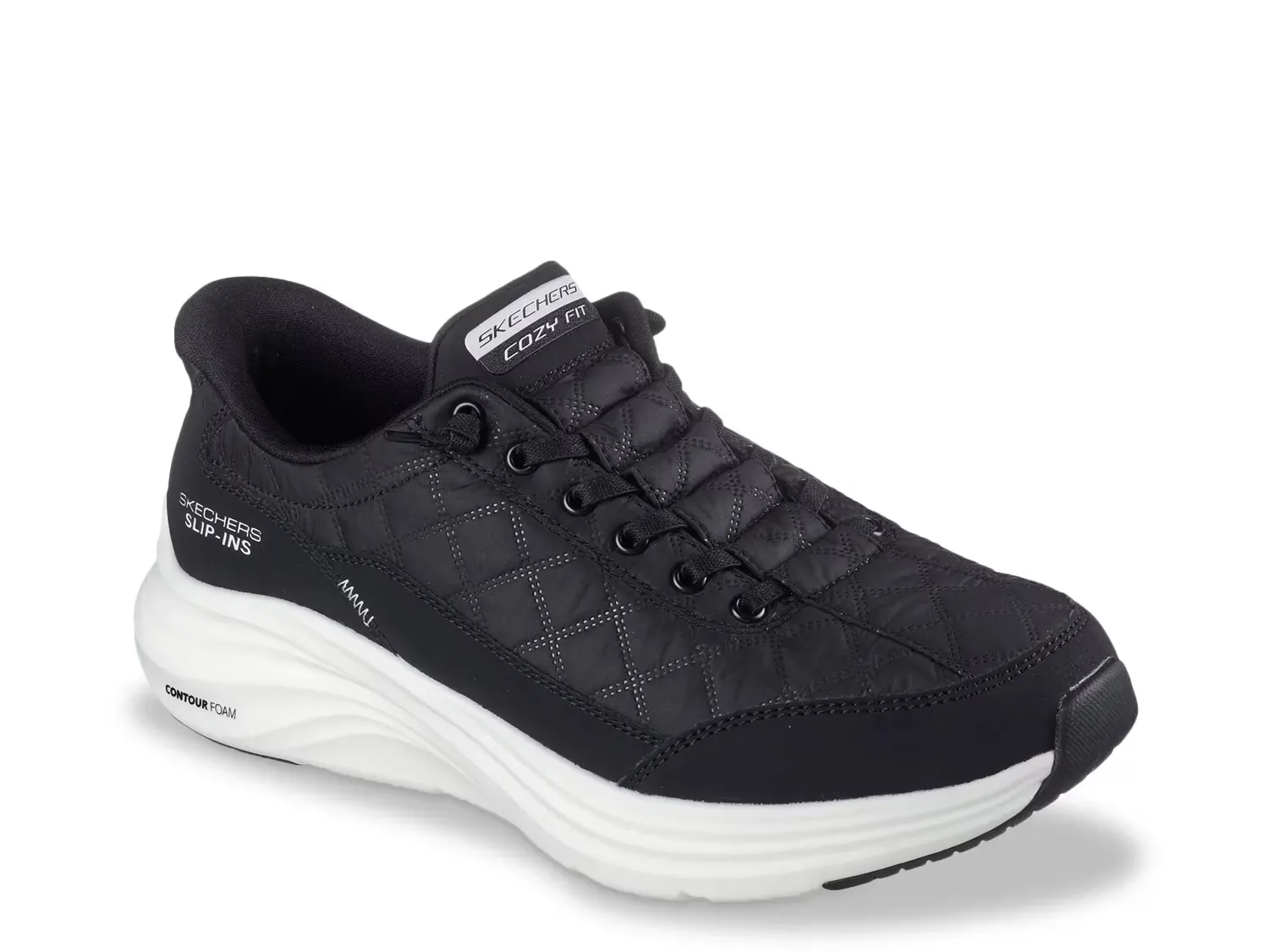 

Hands Free Slip-Ins Contour Foam Cozy Fit Слипоны Sneaker - мужские Skechers, Black/White