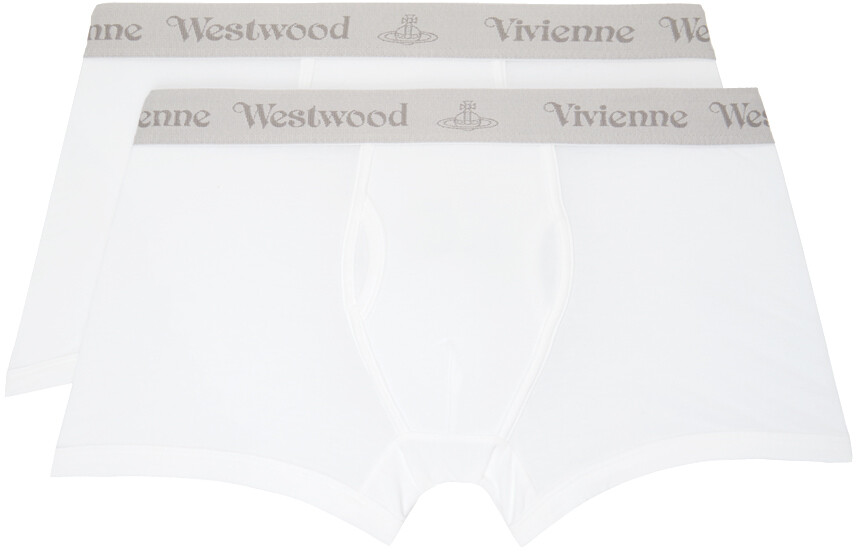 

Двойная упаковка трусов-боксеров Vivienne Westwood, белый