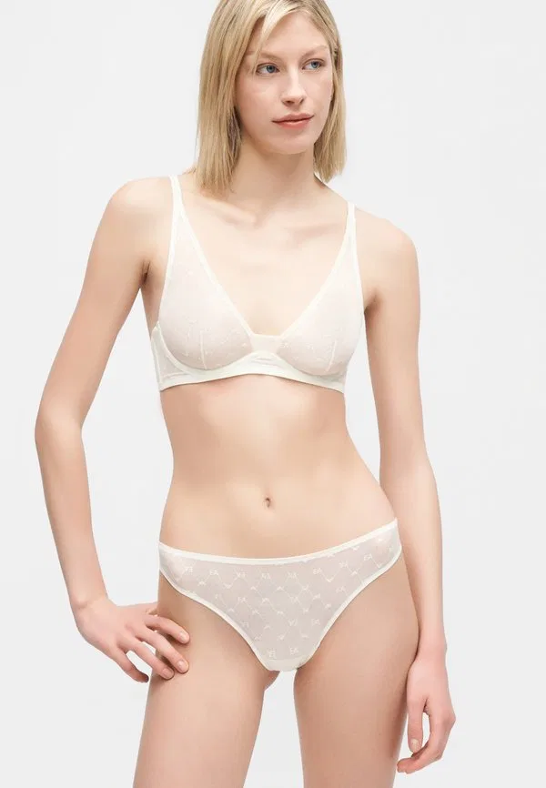 Бразильские трусы-боксеры из двух штук Emporio Armani, White — фото 4