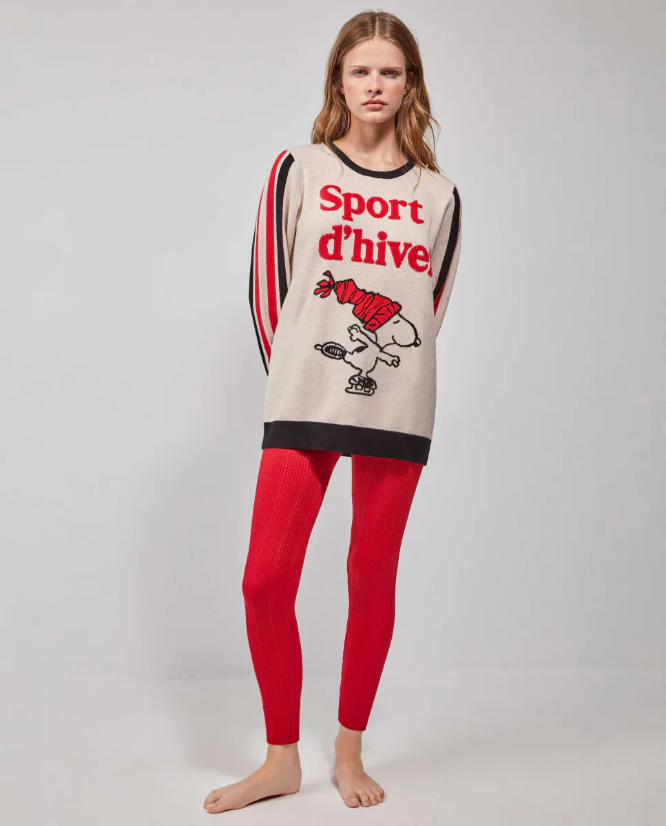 

Женский свитшот и леггинсы Snoopy Gisela, красный