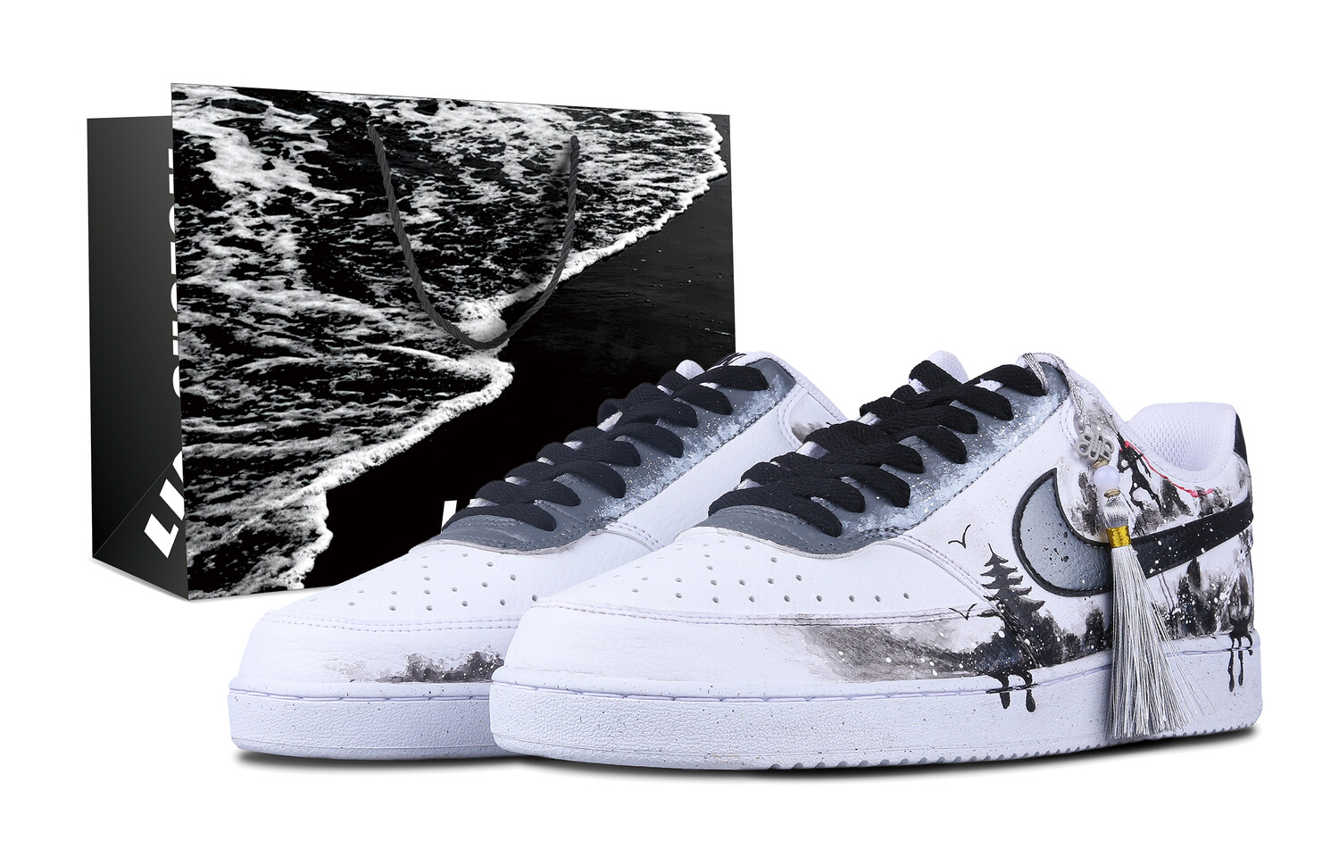 

Мужские кроссовки для скейтбординга Nike Court Vision 1, Black