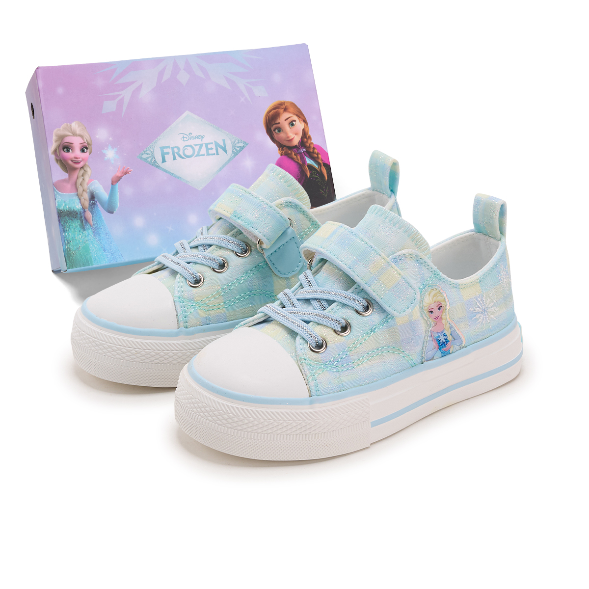 

Зимние противоскользящие амортизирующие износостойкие низкие детские кеды Disney, синий