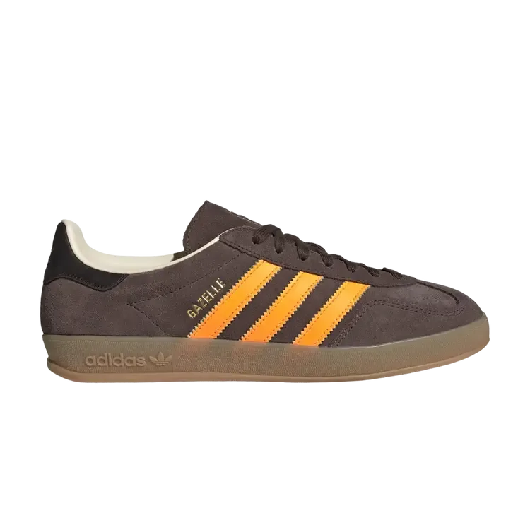 Adidas Gazelle Indoor 'Brown Lucid Tangerine Wonder White'