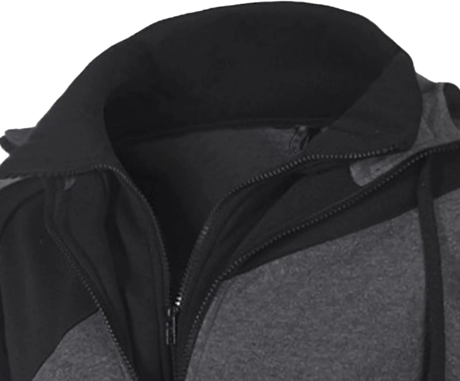Мужской худи с цветными блоками и молнией Ultimate Warm Heavyweight Fleece — фото 4
