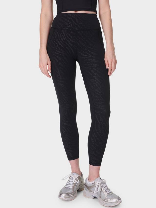 

Леггинсы с тиснением на весь день 7/8 Sweaty Betty, черный