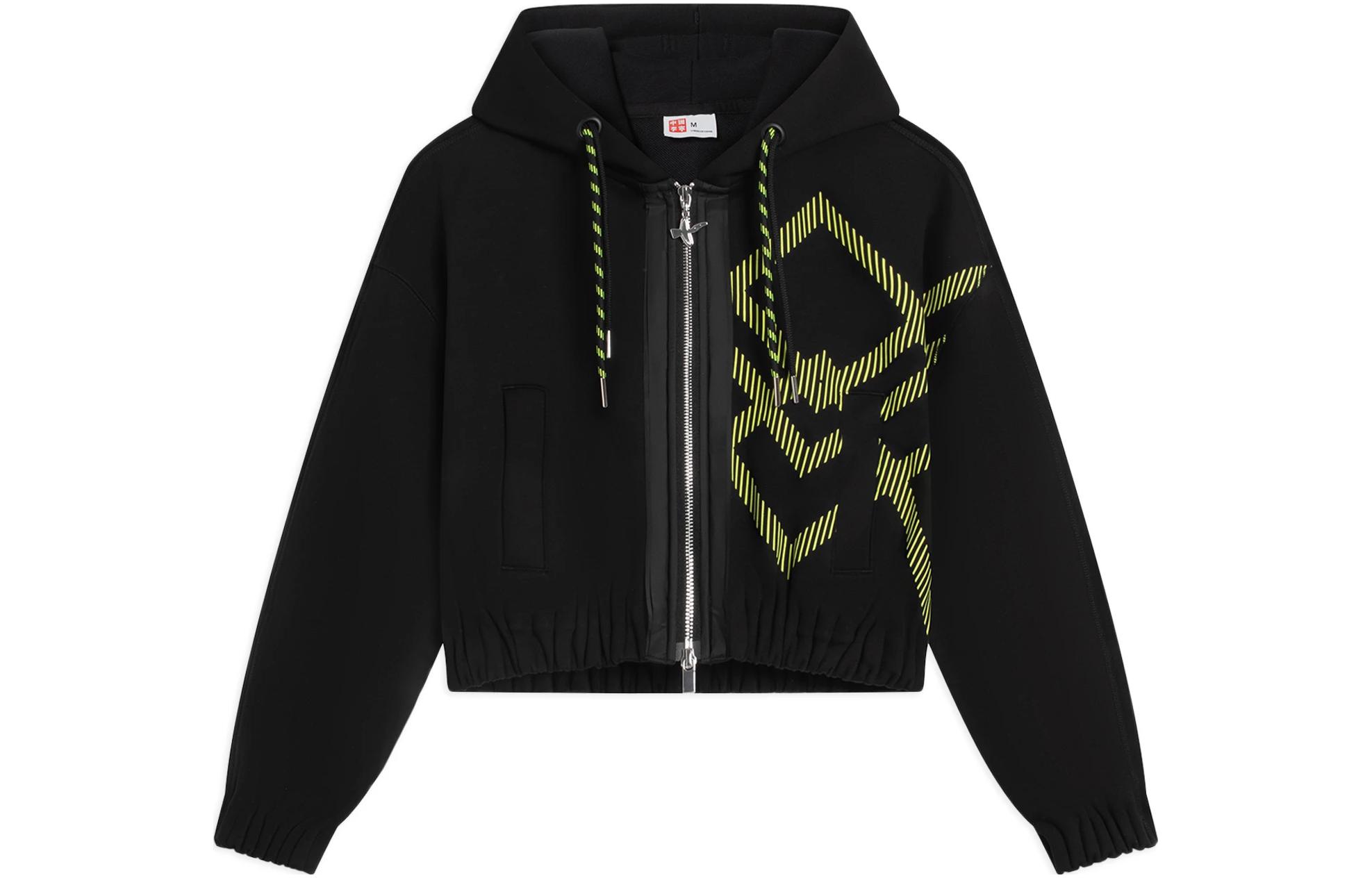 

Li-Ning Li Ning Китай Толстовки Li Ning Женские Черная С капюшоном Умеренный Кардиган