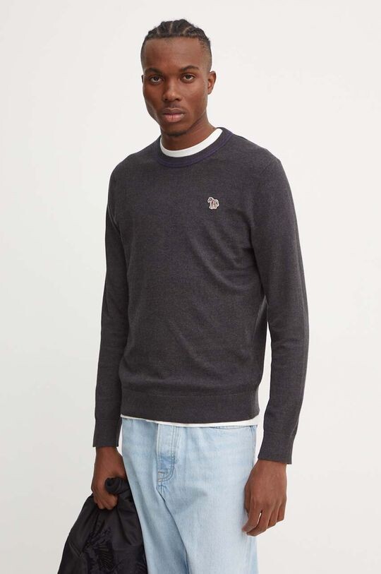 

Свитер из смесовой шерсти PS Paul Smith, серый