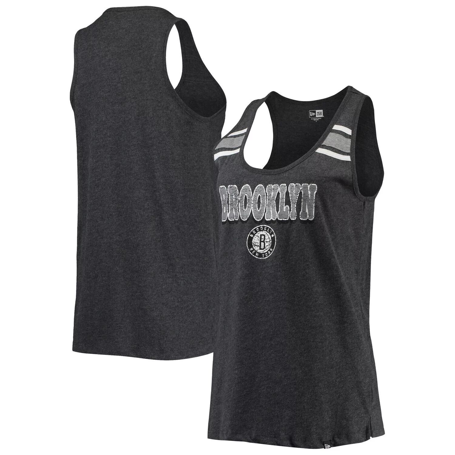 

Женская черная майка New Era с принтом Brooklyn Nets и круглым вырезом-борцовкой New Era, Черный, Женская черная майка New Era с принтом Brooklyn Nets и круглым вырезом-борцовкой New Era