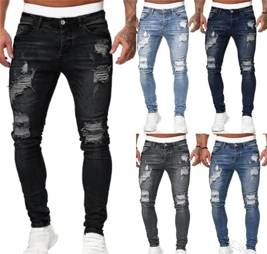 Джинсы Casual Slim Fit, Черный — фото 2