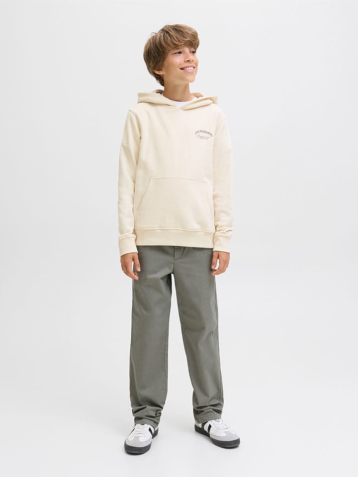 JACK & JONES Junior Худи "Brandes" бежевого цвета — фото 2