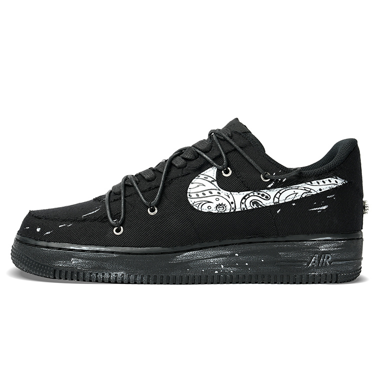 

Кроссовки Air Force 1 для скейтбординга, унисекс, низкие, черный/белый Nike