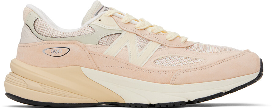 

Кроссовки розово-бежевого цвета «Сделано в США» 990v6 New Balance, Vintage rose/Sea salt