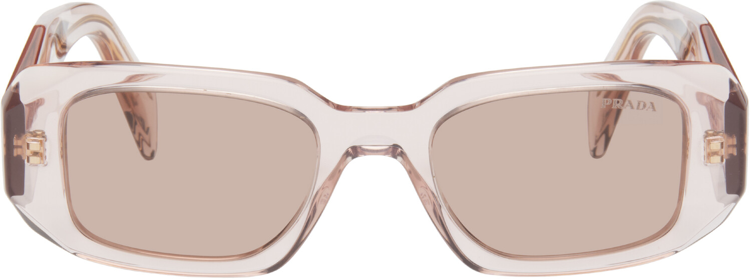 

Солнцезащитные очки Symbole Pink Prada Eyewear, Transparent peach