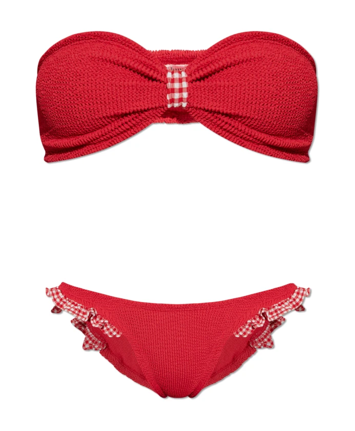 

Раздельный купальник Пегги Hunza G, красный