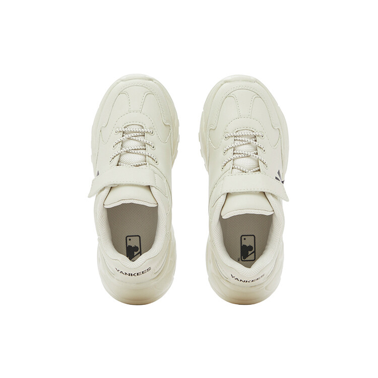 Кроссовки New York Yankees Kids Lifestyle GS Low-top белые/черные Mlb, слоновая кость — фото 4