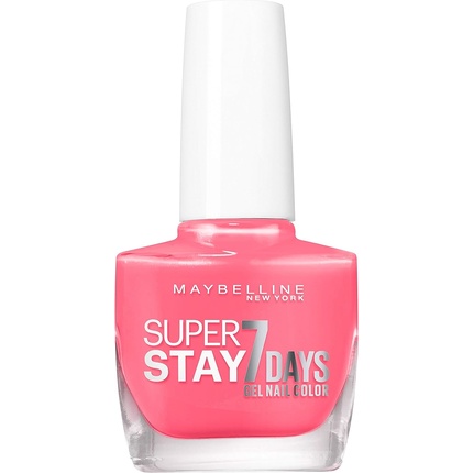 

Профессиональный лак для ногтей с технологией геля Super Stay 7 Days Tint Acid Grapefruit 920, Maybelline New York