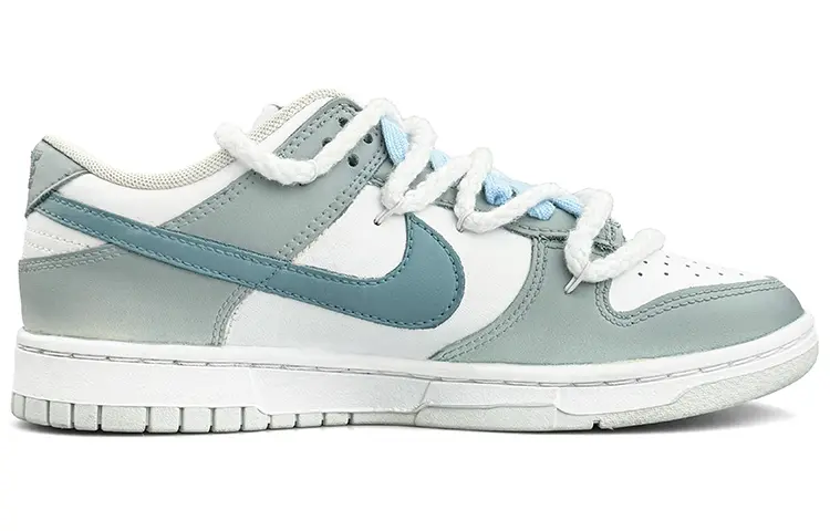 

Кроссовки Nike Dunk Skateboarding Shoes Men Low-top White, светло-серый