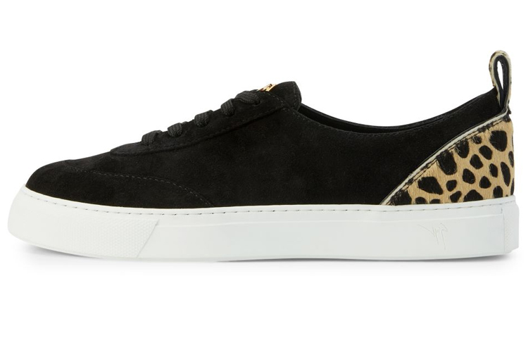 Женские кожаные низкие кроссовки Zenas Suede Low top Sneakers Giuseppe Zanotti