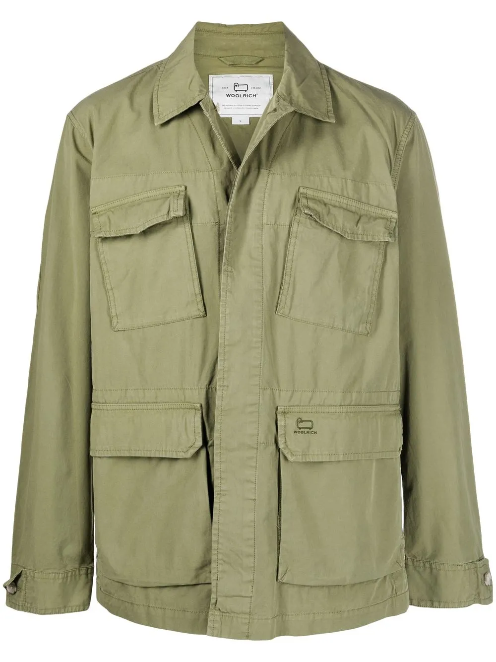 

Куртка с карманами карго WOOLRICH, зеленый