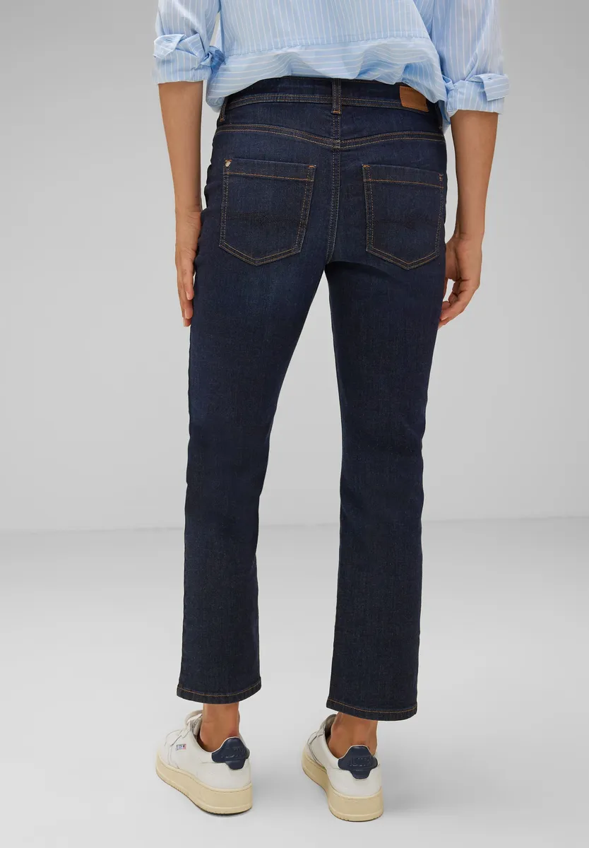 

Джинсы узкого кроя STREET ONE из хлопка с стрейчем, цвет Dark Indigo Dipped