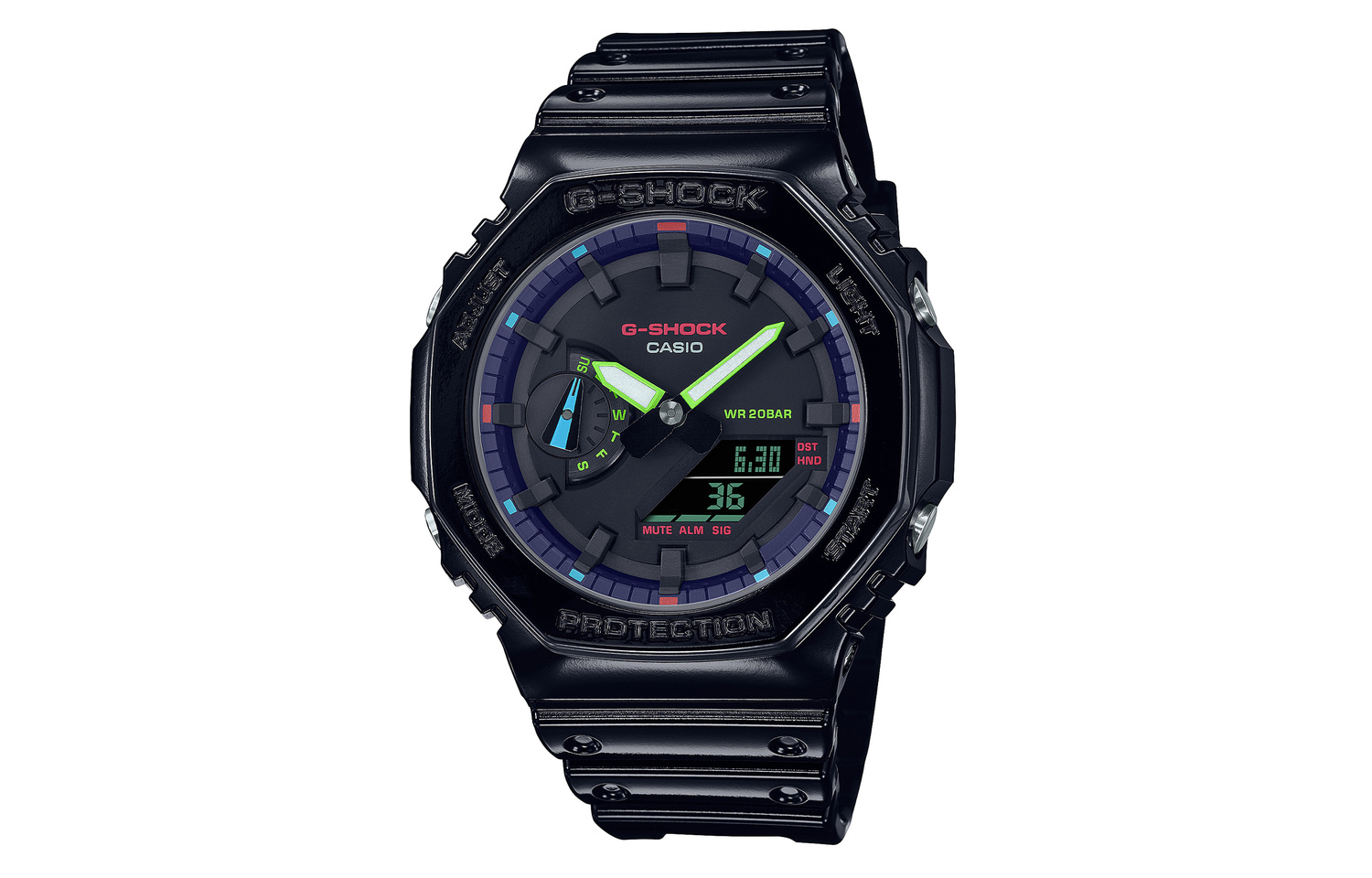 

Мужские часы CASIO Liquid Crystal/Analog Dual Display Series