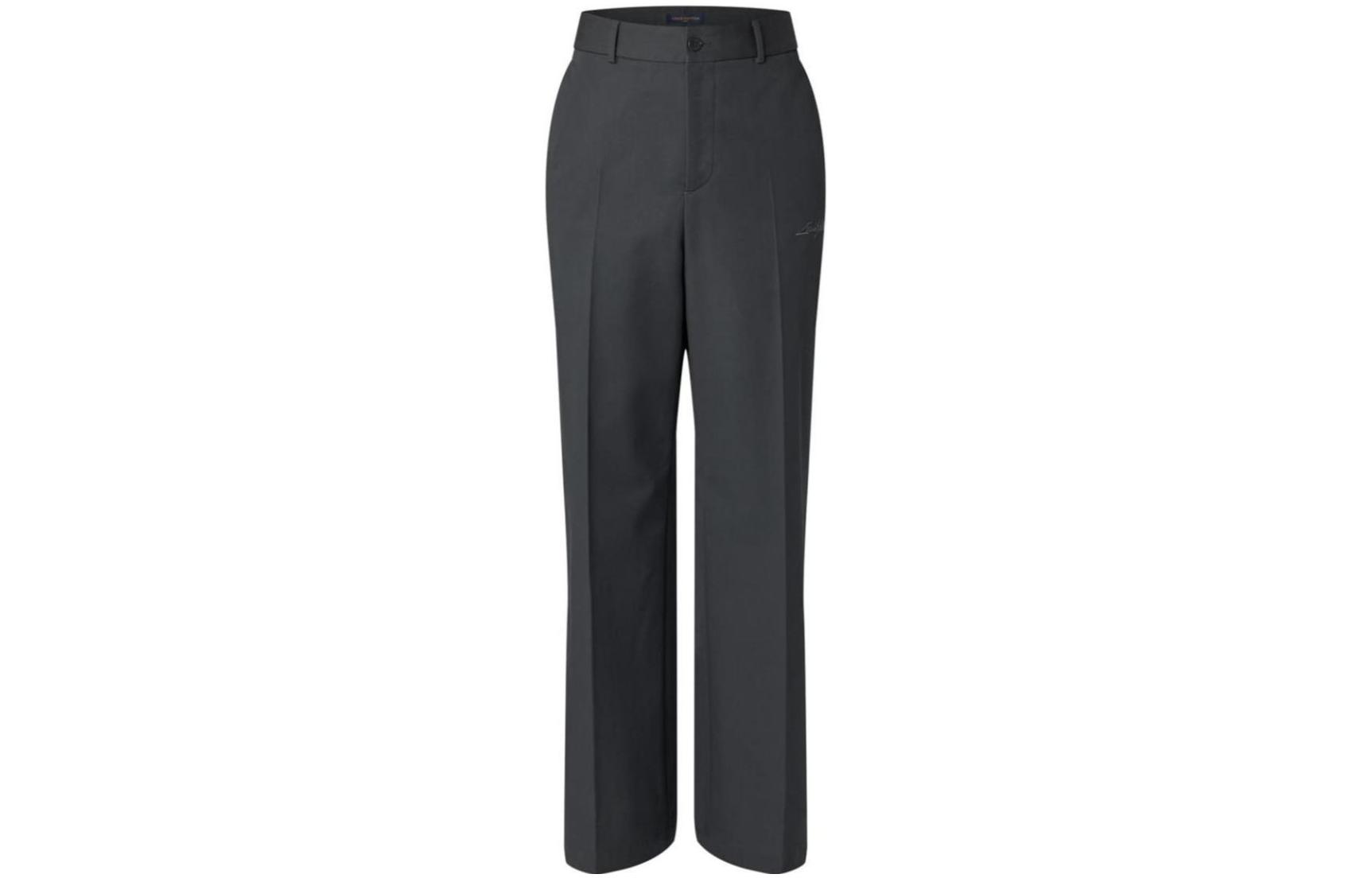 

Новые квартальные продукты LV Casual Pants Men Black Louis Vuitton, черный