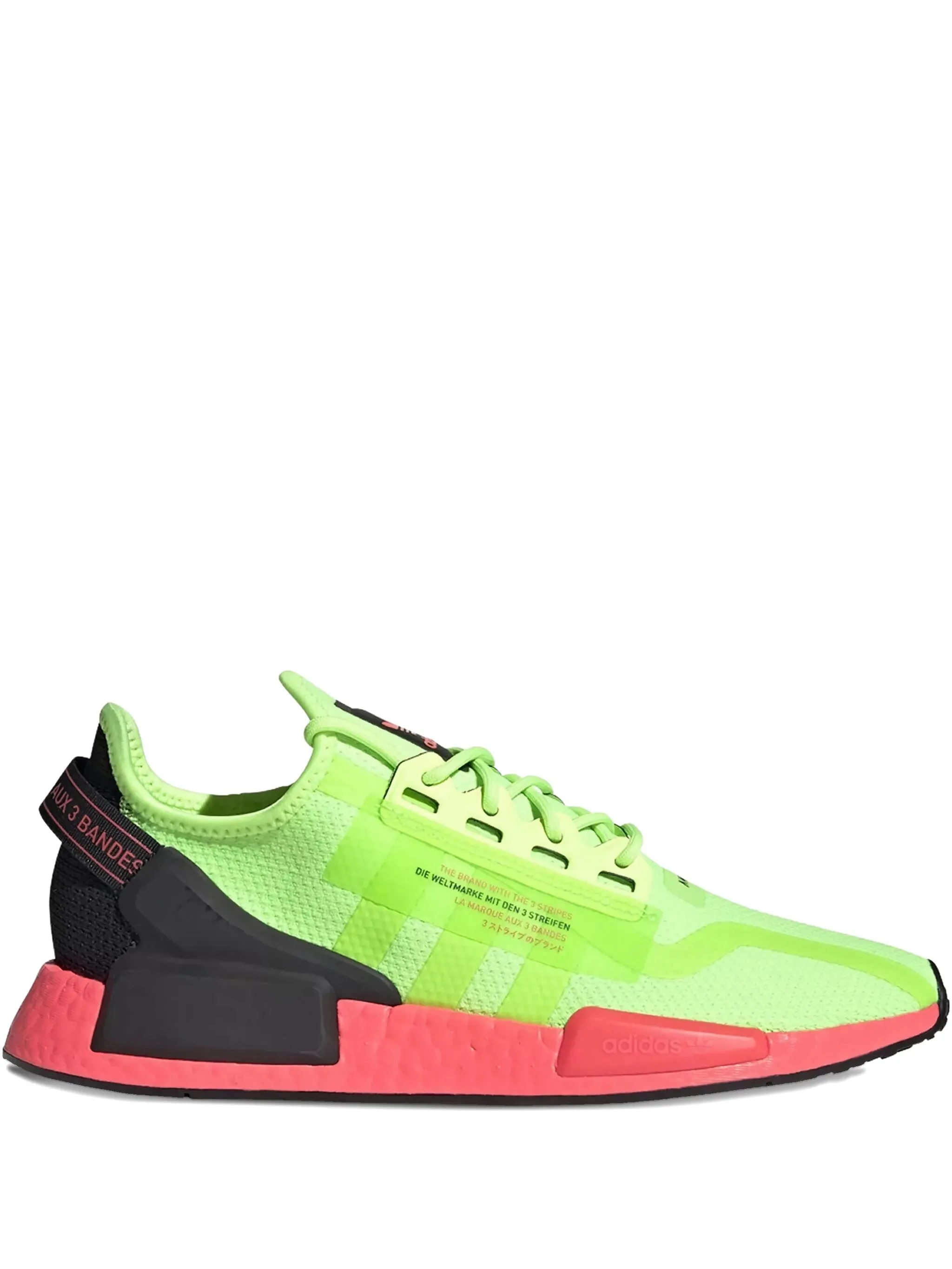 

Кроссовки NMD_R1 V2 Watermelon Adidas, зеленый