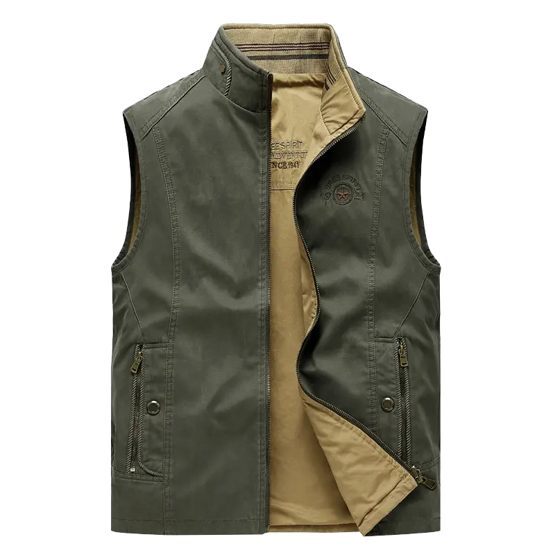

Жилет мужской Jeep Spirit, цвет Army green [reverse khaki], Зеленый, Жилет мужской Jeep Spirit, цвет Army green [reverse khaki]