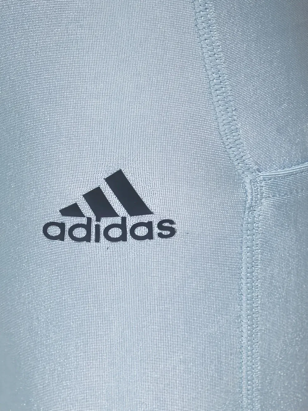Леггинсы с деталями логотипа adidas, синий — фото 4