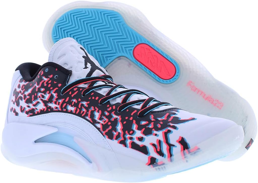 Мужские кроссовки Jordan Zion 3 (DR0675-106, белый/университетский красный/цементно-серый) Nike — фото 2