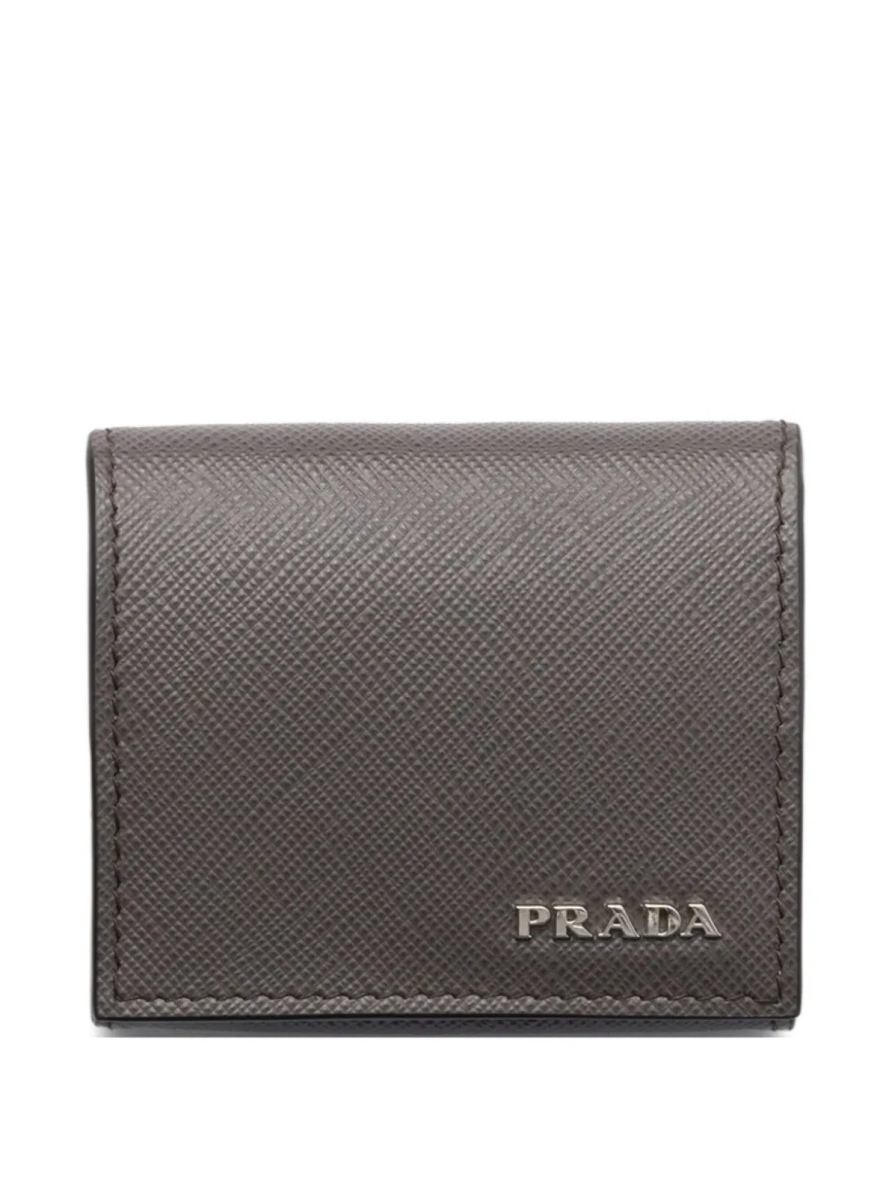 

Prada картхолдер из сафьяновой кожи, серый