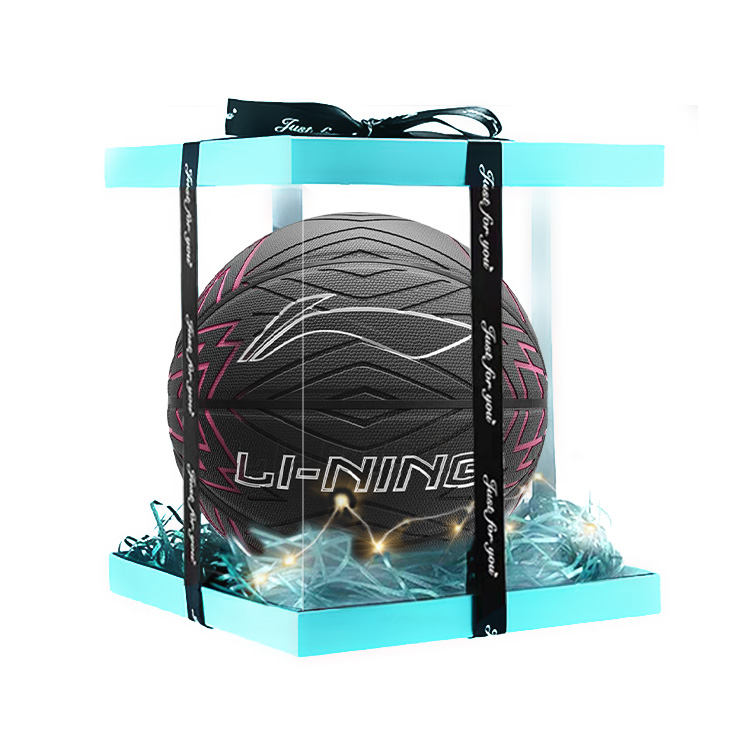 

LINING Баскетбольный мяч China PU тренировочный, цвет cool black, размер 7