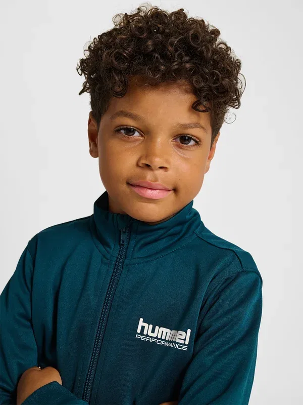 Толстовка тренировочная с зиппером Hummel, цвет отражающий пруд — фото 4