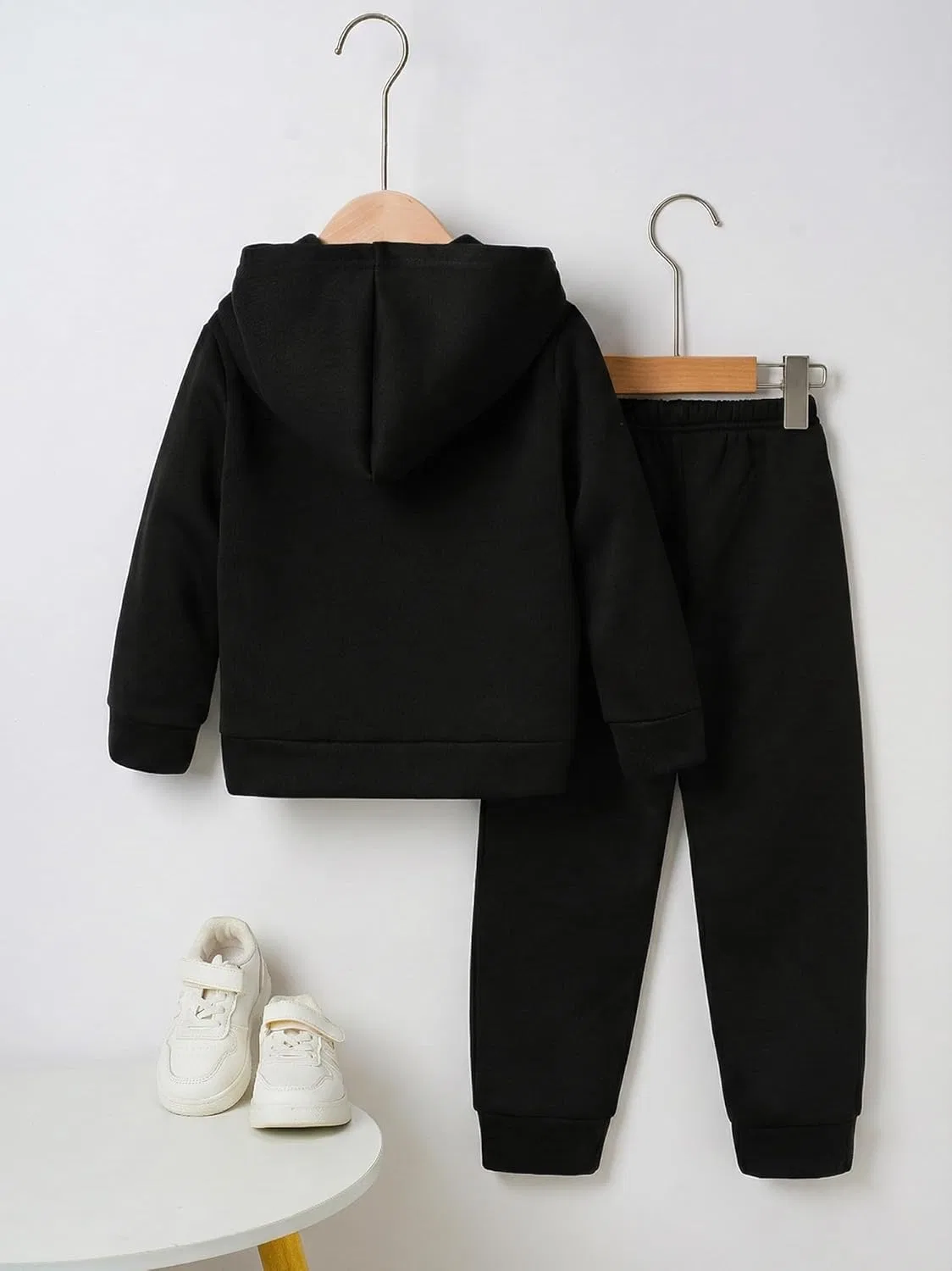 Детский спортивный костюм из флиса, 2 предмета, Black — фото 2