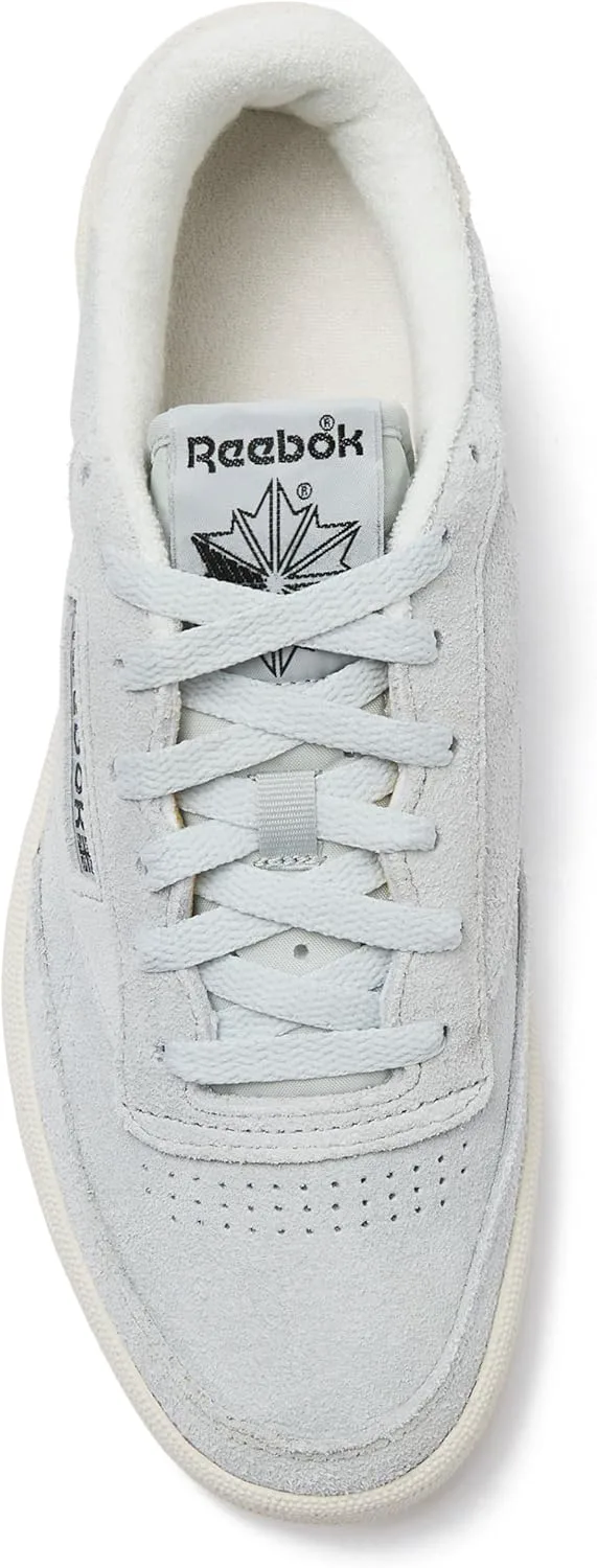 Мужские винтажные теннисные кроссовки Reebok Club C 85, серый/черный — фото 4