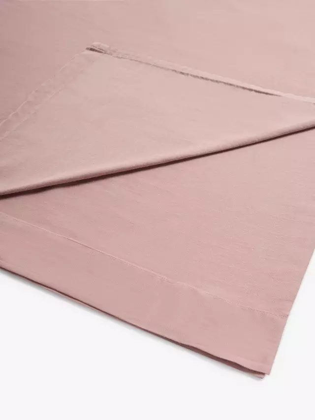 

Простыня John Lewis Comfy & Relaxed Washed Cotton Flat, цвет rosa