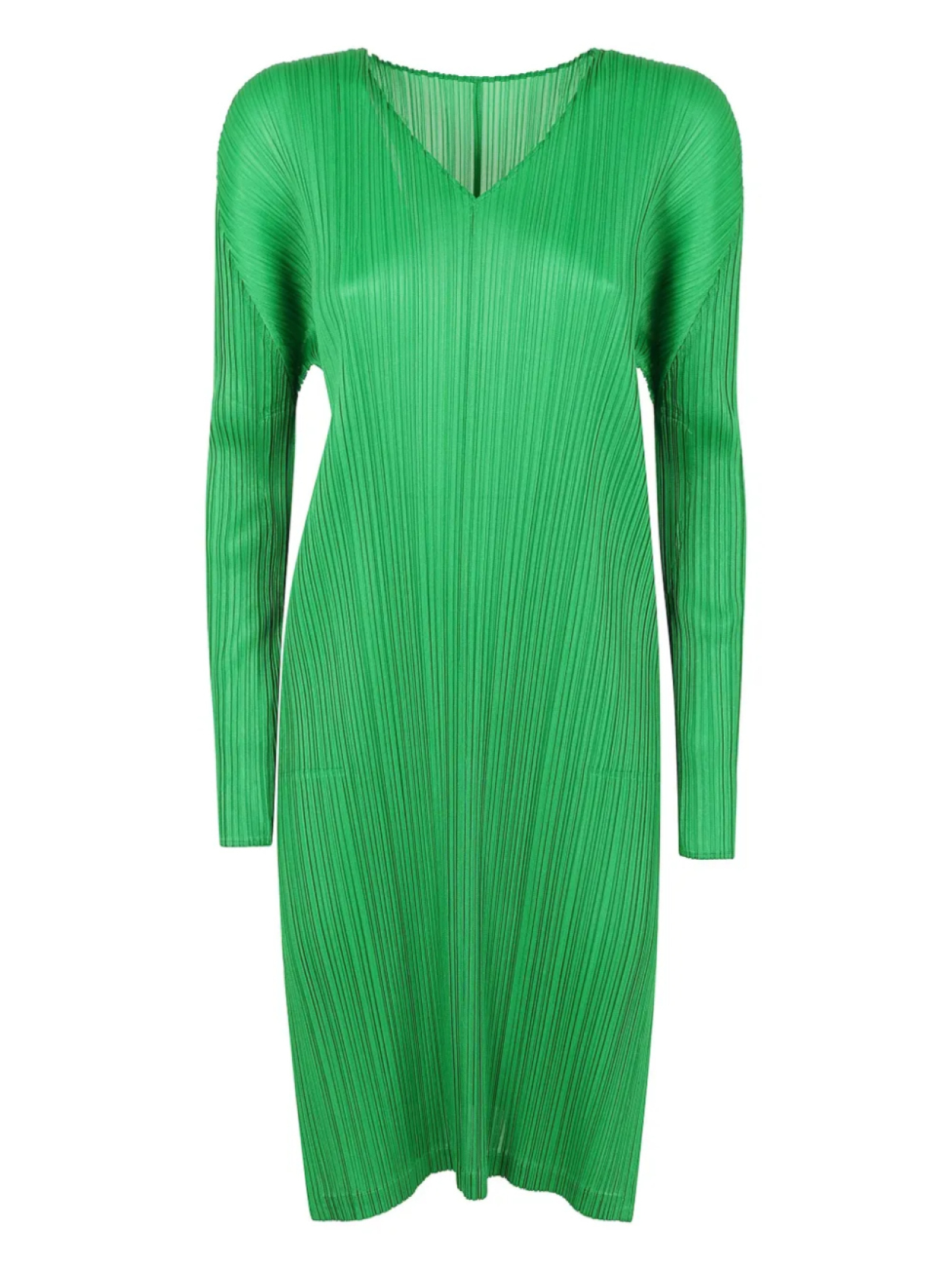 

Платье февраль Pleats Please Issey Miyake, зеленый