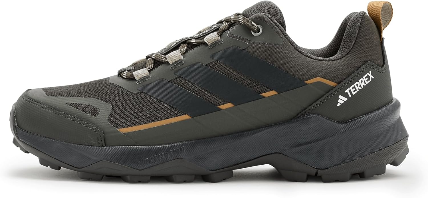 Мужские походные кроссовки adidas Terrex Skychaser Ax5, угольный/оливковый — фото 4