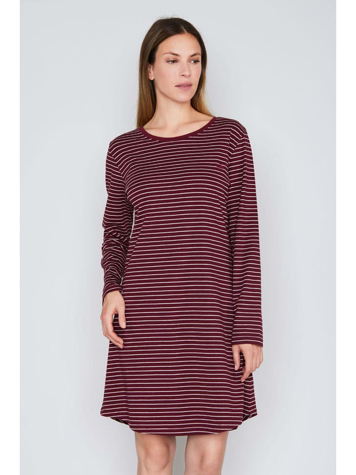 

JOOP! Ночная рубашка коричнево-белого цвета