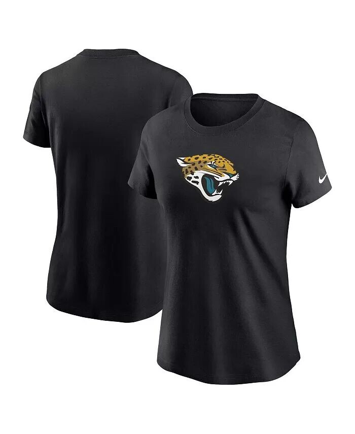 

Женская черная футболка с логотипом Jacksonville Jaguars Primary Nike