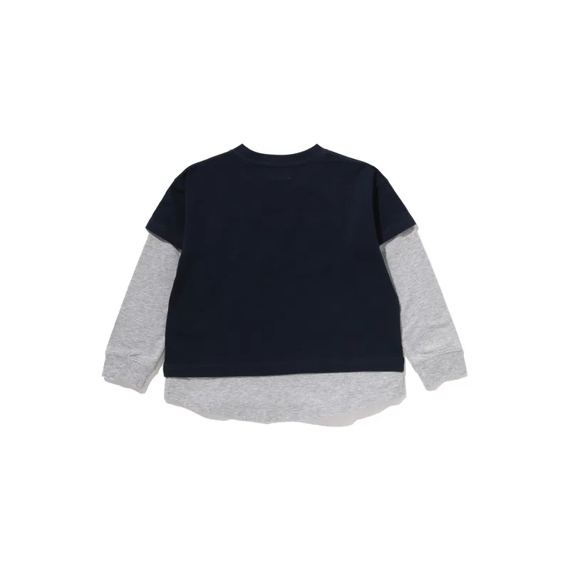 Футболка с круглым вырезом A BATHING APE Navy Blue — фото 3
