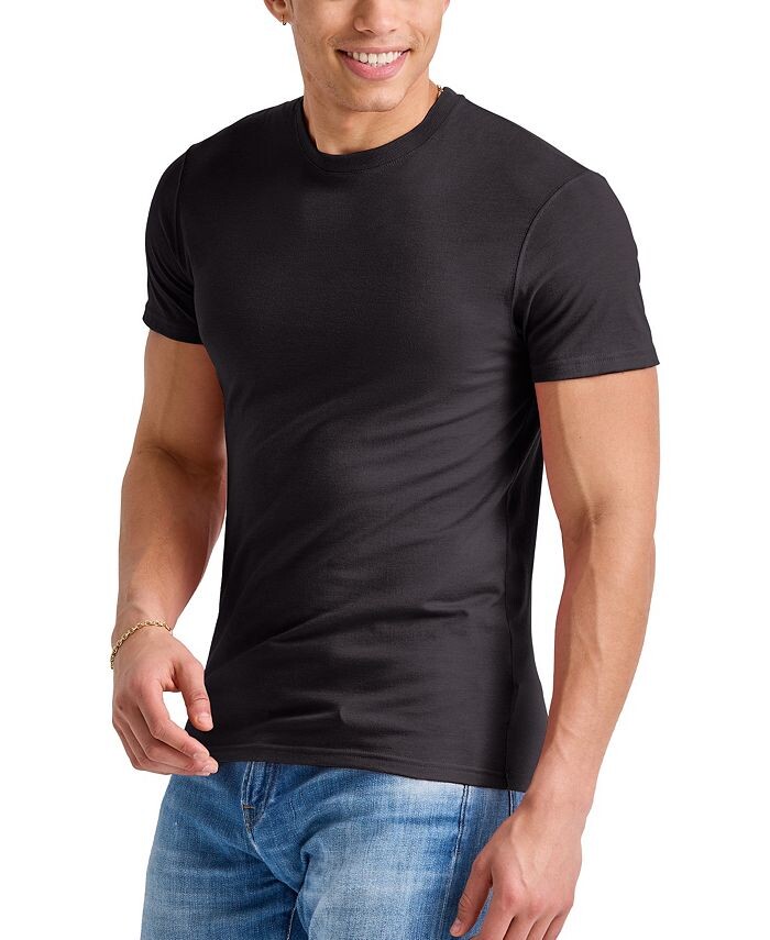 

Мужская футболка Originals Tri-Blend с короткими рукавами Hanes, черный