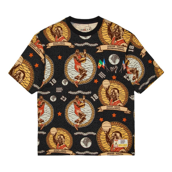 

Футболка x maison chateau rouge t-shirt 'black' Air Jordan, черный