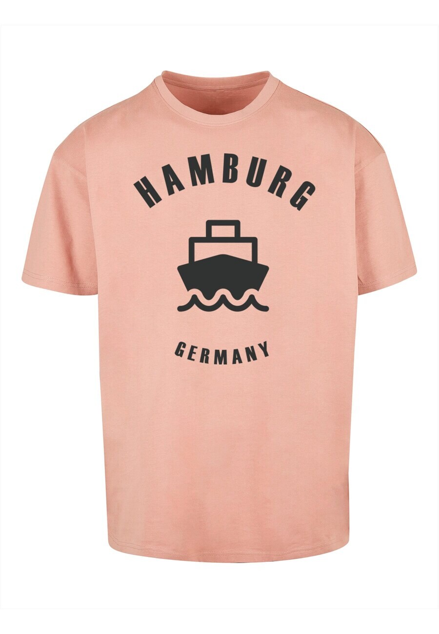 

Футболка Merchcode Hamburg, темно-розовый